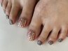 【FOOT】親指2本アート　¥8500→¥7500
