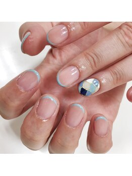 アイラッシュアンドネイル専門店 クラル(CURAR)/タイルネイル￥7980