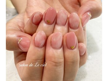 ニュアンス*マーブルnail