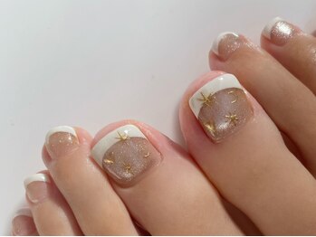 キラネイル アンド アイラッシュ by World Beauty(KIRA)/アートフレンチ　マグネット