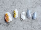 フラワーアートネイル
