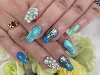 ディーネイル 四条烏丸(D-nail)/坂口/サマーネイル 色変更可能