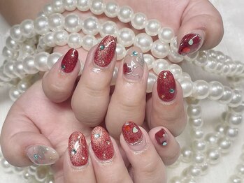 ナナアンドコー(Nana&Co.)/ハートネイル、ミラーデザイン