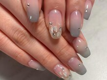 シック(chic)/くすみブルーグラデーション