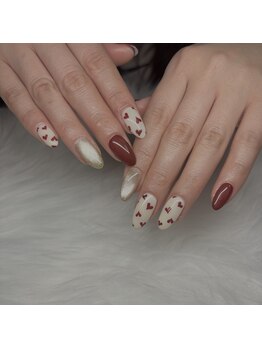 ルアナ(Luana)/▼バレンタインネイル