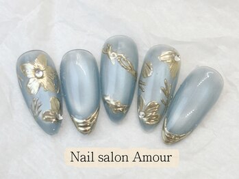  キラキラ春夏のネイル¥7980