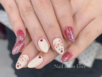 ネイルサロン エーレ 梅田店(Ehre)/HAND アート10本コース ¥9500