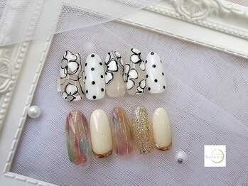 ネイルサロンセレーネ(Selene)の写真/定額コースもつけ放題も持ち込みも◆こだわりのあるおしゃれ女子必見！お得に理想のお手元を実現します♪