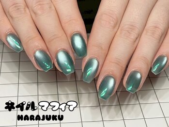 ネイルマフィア 原宿(NAIL MAFIA)の写真/【ラメグラ・ワンカラー￥5500♪】シンプルで可愛いお爪をお作りします♪オフィスネイルもお任せください☆