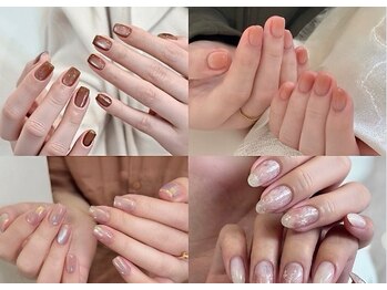 ナナ 西川口店(NANA)の写真/オフィスネイルに最適なパラジェルとフィルインで長持ち！韓国ワンホンネイルで指先ちゅるん♪