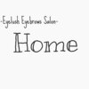アイラッシュアイブロウサロン ホーム(Home)ロゴ