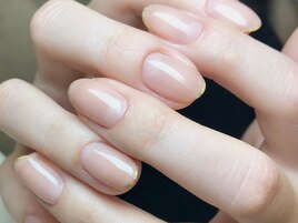 グラデーション+ラメライン