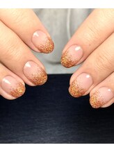 ナチュリア(Natulea)/オレンジラメグラデーション