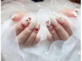 さくらんぼネイル