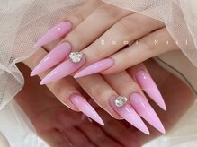ワンホンネイル 新宿(Rumi Nail)/ピンク/ワンカラー/シンプル