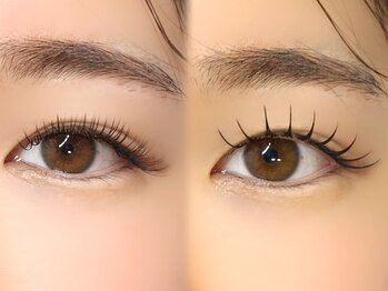 サロン ド ブランシェ(Salon de Branchee)の写真/マツエク上級者も納得◆過去一のキープ力【人気No1◆LEDフラットラッシュ120本¥6080】平日限定クーポンも◎