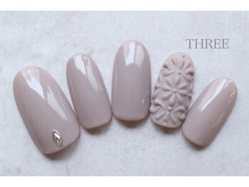 スリー 自由が丘(THREE)/大人のタイルアートネイル