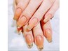ブライダルネイルにも◎大人気【キラキラ☆ガラスフレンチ】　¥6500