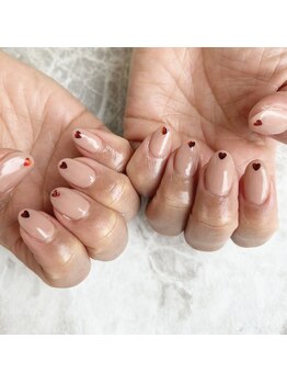 ハートホロハンドネイル【岡山】