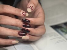 アース コアフュールボーテ 富山婦中店(EARTH coiffure beaute)/チェックネイル