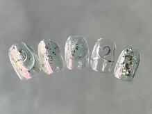 こゆび/オーロラ×ハートアート