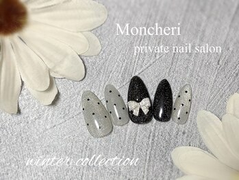 モンシェリ(Moncheri)/リボン×ドット