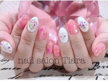 ティアラ(Tiara)/ドライフラワー　ネイル