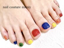 ミミィー(mimiy)/カラフルフットネイル☆