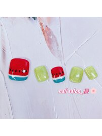 【フット定額】シンプルデザイン