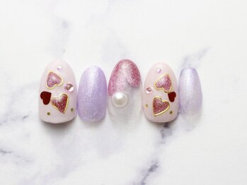 マグネットハートネイル初¥7500