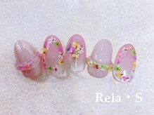 リラエス(Rela S)/ドライフラワー・押し花リング