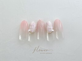春色☆ツイードネイル