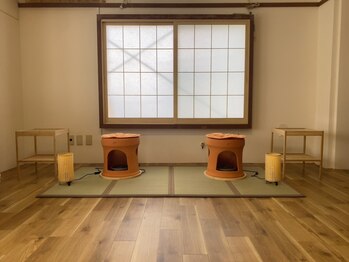 カフカ(kafka)の写真/身体にとって良いことだらけ！黄土よもぎ蒸しで身体を深部から温め、癒しの温活を＊/よもぎ蒸し初回￥3500