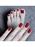 【大人気オフ無料】HANDハンドワンカラー+FOOTフットワンカラー¥8500