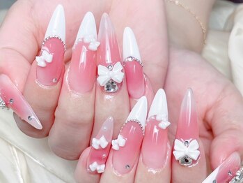 クイーンズネイルサロン(Queen's nail salon)の写真/思わず見惚れる可愛いデザインで気分UP★思わずため息が出るほど可愛い指先に◎
