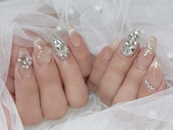 ウル艶透明感爆上がりネイル