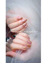 アユミネイル 川崎(Aumi nail)/ピンクにゴールド！