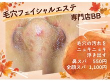 ビービー(BB)の雰囲気（リピ確定！こびり付いた黒ずみ・角栓を浮き出す【鼻スパ￥550-】）