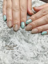 プライベート ネイルサロン マーマ(murmur)/ニュアンスぷくぷくデザイン