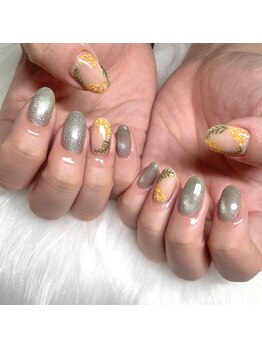 メリア(MELIA)/ミモザネイル持ち込みデザイン