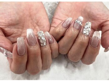 クレアネイル 高崎ウニクス店/持ち込みデザインのお客様ネイル