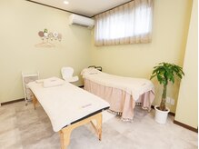 四葉ビューティーサロンの雰囲気（施術スペース♪お一人でゆったり過ごしていただけます！）