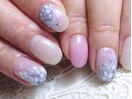 紫陽花×梅雨ネイル