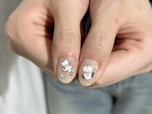 ブラソンネイル(Blossom nail)/ゆるかわキャラクターネイル