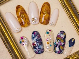 秋ネイル／10800円