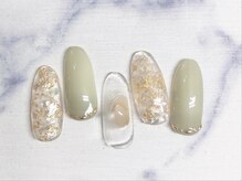 ネイルサロン インプレス(Impress)/ピスタチオカラーネイル