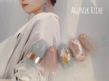 アグニークリッシェ(Agunik Riche)/【大理石ネイル】