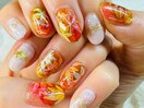 紅葉ネイル