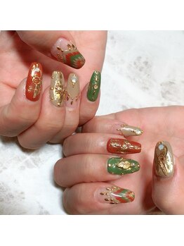 カイズプライベートネイルサロン(Kai's)/ピーコックネイル