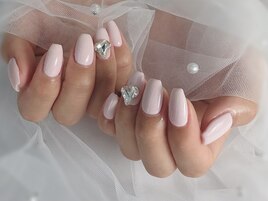 キワ塗りワンカラー×Bigハート